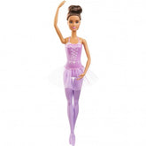 Barbie Ballerina Doll Brunette Purple Tutu GJL58 - Colorland Toys